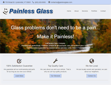Tablet Screenshot of painlessglass.com
